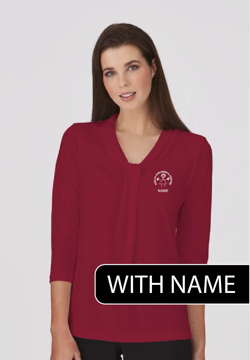 Women's Peppa Knit 3/4 sleeve (with name)